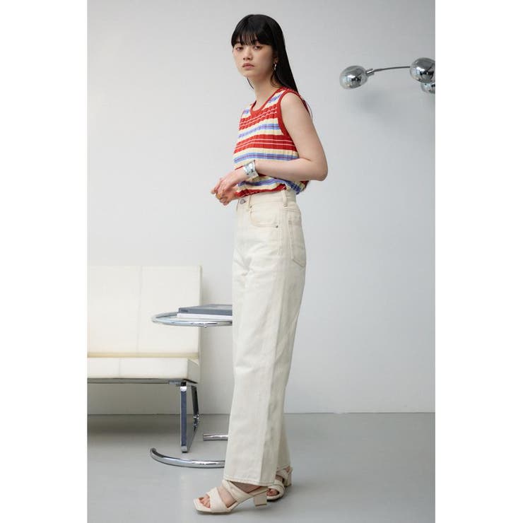 マルチボーダーノースリーブニット | AZUL BY MOUSSY | 詳細画像32 