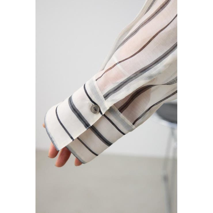 バックスリットシアーオーバーシャツ | AZUL BY MOUSSY | 詳細画像23 