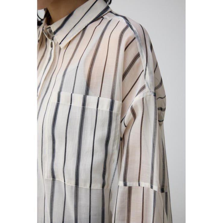 バックスリットシアーオーバーシャツ | AZUL BY MOUSSY | 詳細画像22 