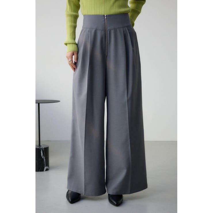 GRY | コルセットワイドパンツ | AZUL BY MOUSSY