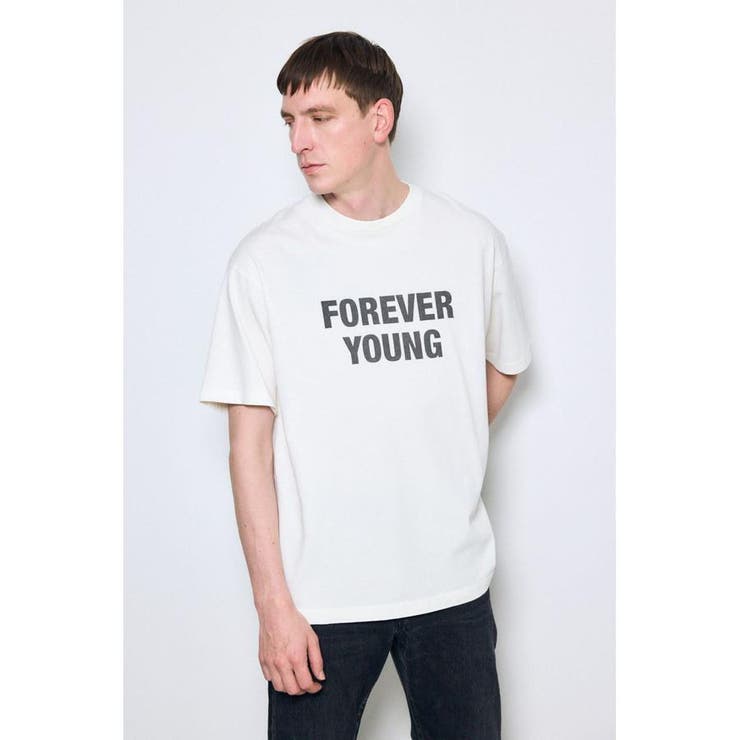 FOREVER YOUNG半袖Tシャツ | AZUL BY MOUSSY | 詳細画像4 