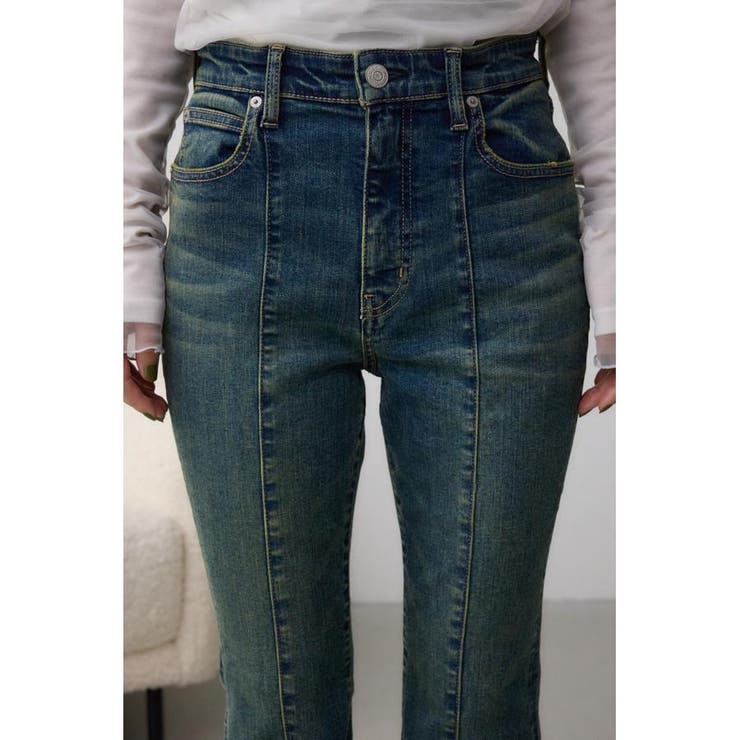 AZUL DENIM オーバーダイ切替フレアデニム[品番：AZLW0023274