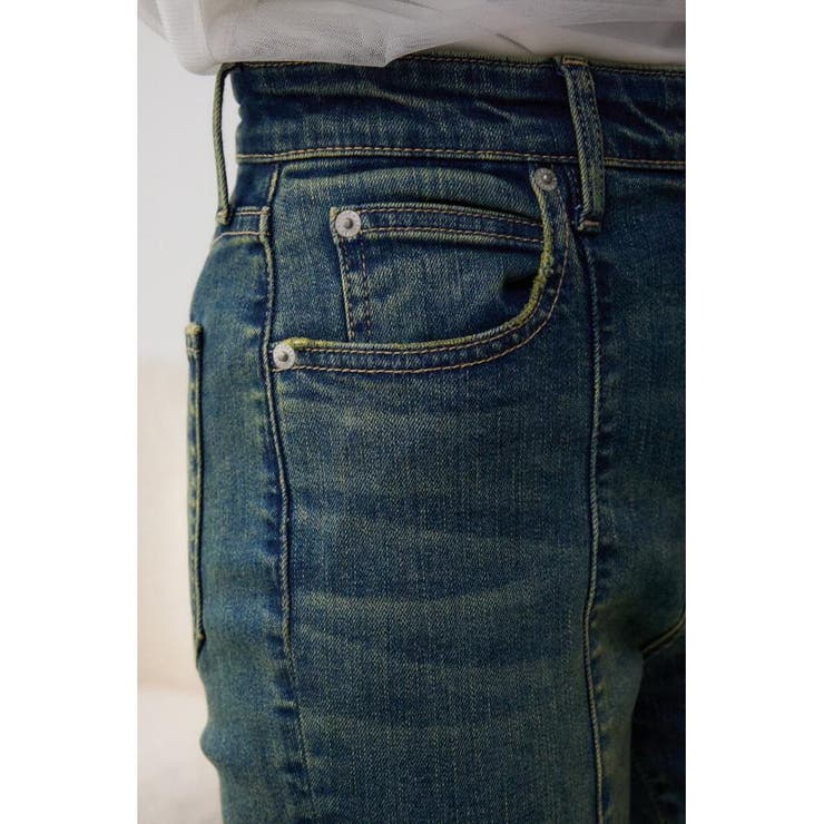 AZUL DENIM オーバーダイ切替フレアデニム | AZUL BY MOUSSY | 詳細画像10 