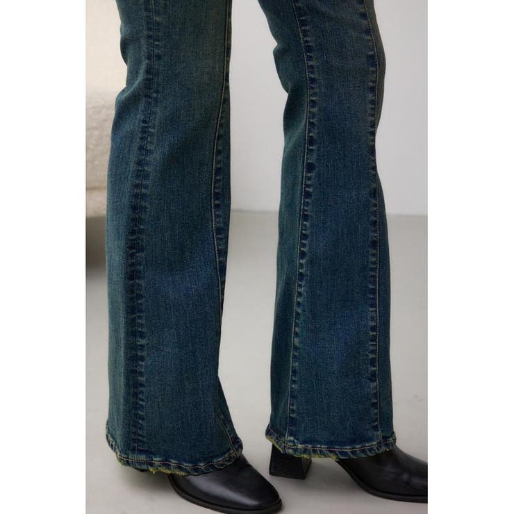 AZUL DENIM オーバーダイ切替フレアデニム | AZUL BY MOUSSY | 詳細画像11 