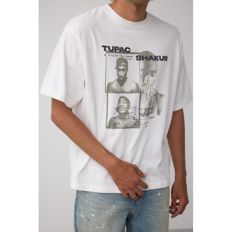 WHT | ビンテージラップ半袖TEE | AZUL BY MOUSSY