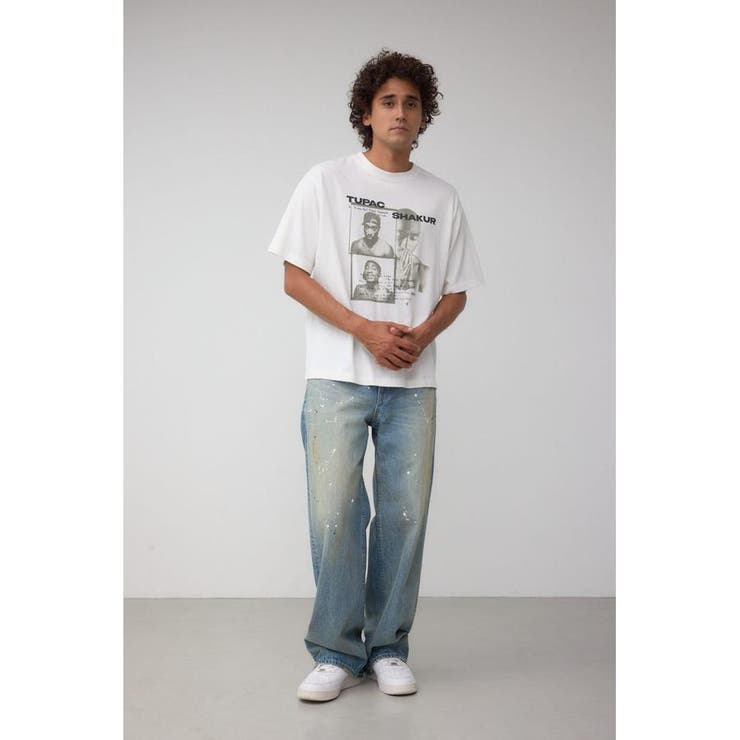 ビンテージラップ半袖TEE | AZUL BY MOUSSY | 詳細画像4 