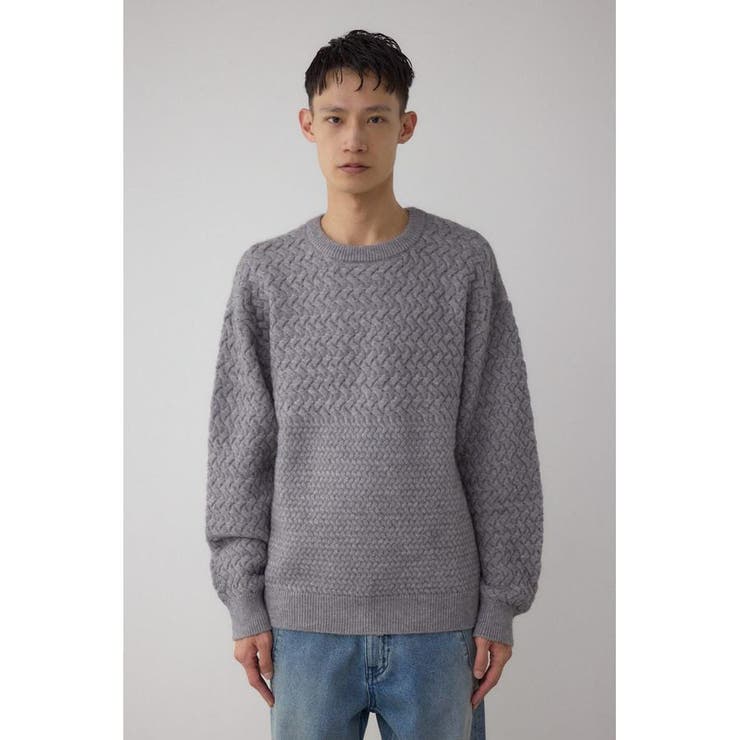 バスケット編み切り替えニットトップス | AZUL BY MOUSSY | 詳細画像38 