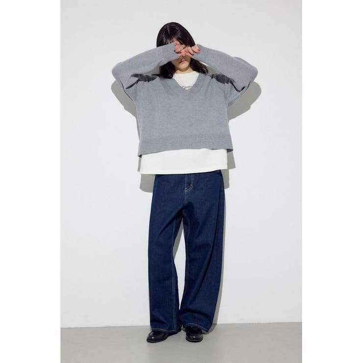 O/W ライトオンスカーブデニム | AZUL BY MOUSSY | 詳細画像5 