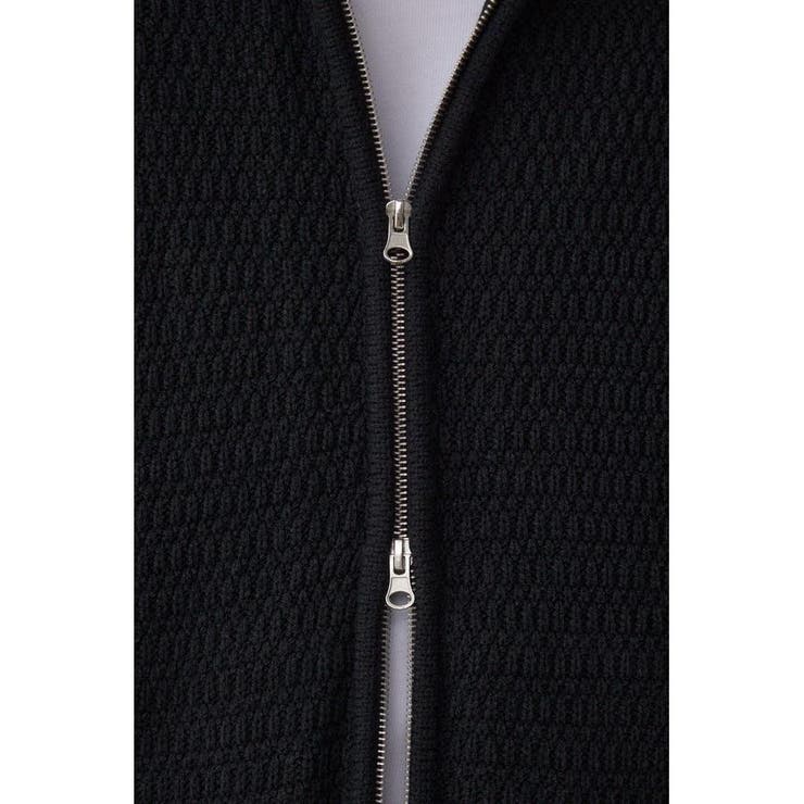 ガーターボアジップニット フーディー | AZUL BY MOUSSY | 詳細画像14 
