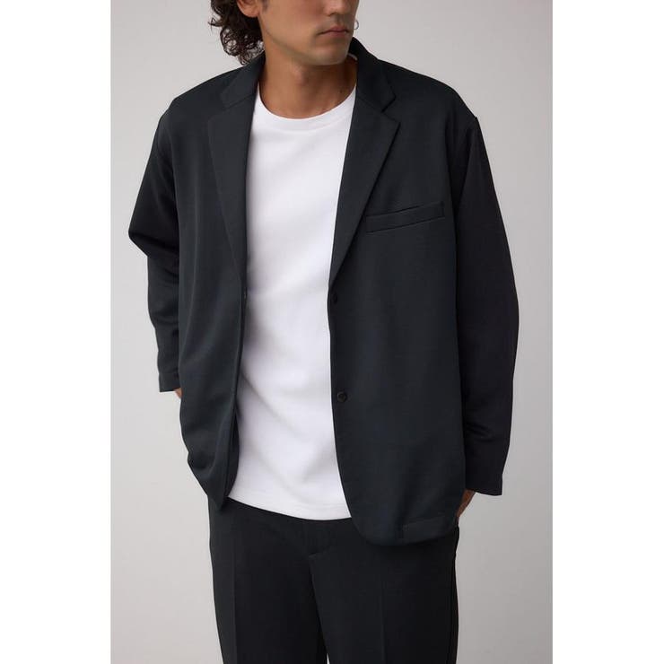 BLK | メランジツイルテーラードジャケット | AZUL BY MOUSSY
