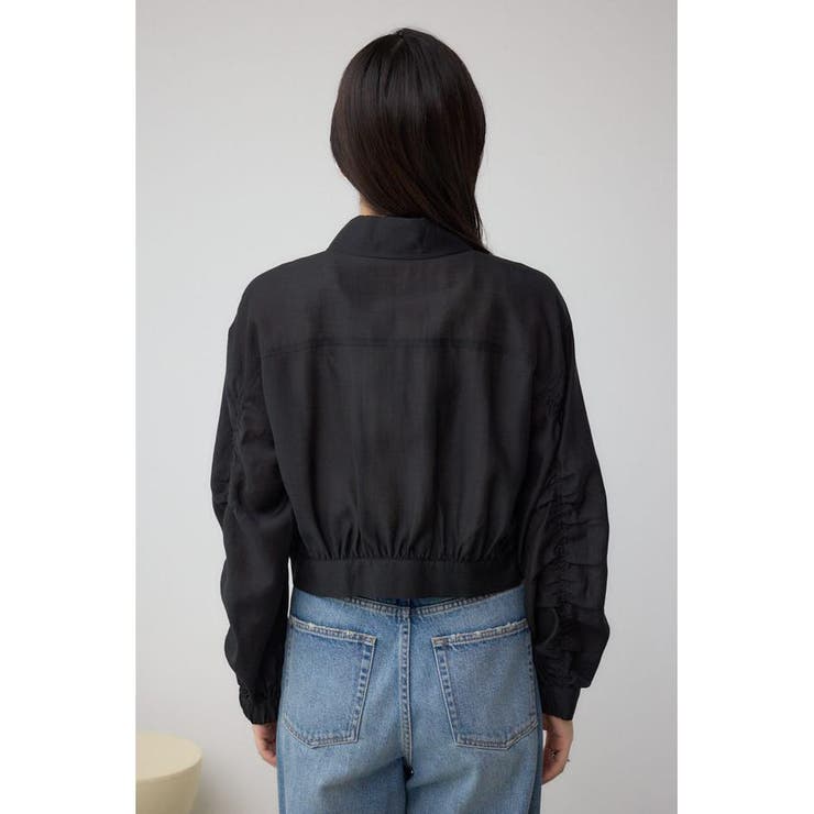 袖ギャザーショートブルゾン | AZUL BY MOUSSY | 詳細画像18 