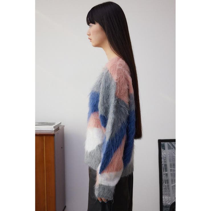 シャギー柄ニット | AZUL BY MOUSSY | 詳細画像15 