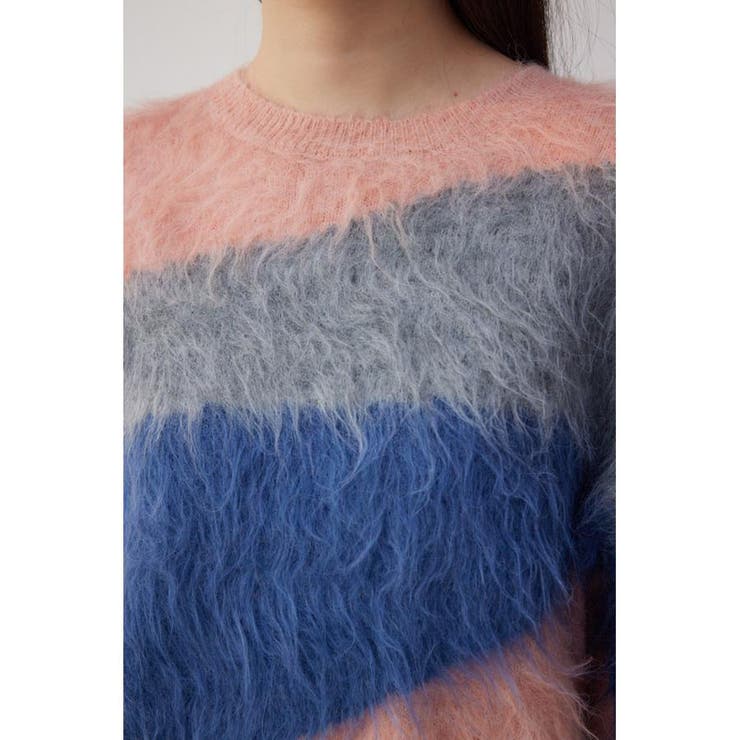 シャギー柄ニット | AZUL BY MOUSSY | 詳細画像17 
