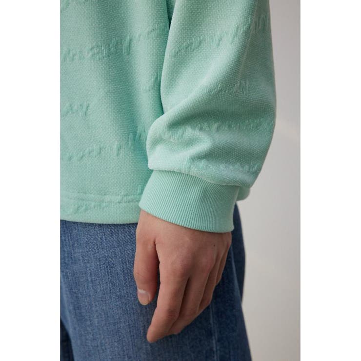 モールジャガードロゴ総柄トップス | AZUL BY MOUSSY | 詳細画像21 