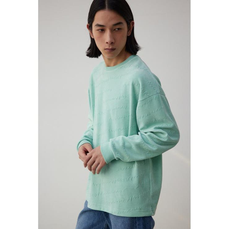 モールジャガードロゴ総柄トップス | AZUL BY MOUSSY | 詳細画像14 