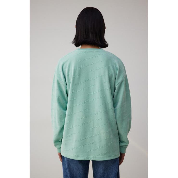 モールジャガードロゴ総柄トップス | AZUL BY MOUSSY | 詳細画像18 