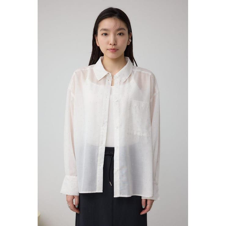 ラインストーンシャツ | AZUL BY MOUSSY | 詳細画像12 