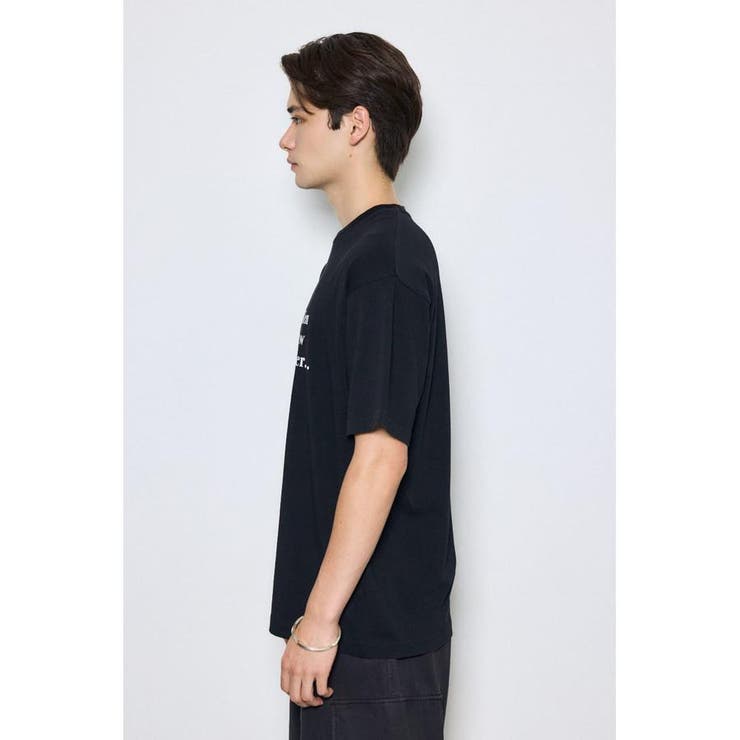 引き揃え天竺Didn't care Tシャツ | AZUL BY MOUSSY | 詳細画像16 