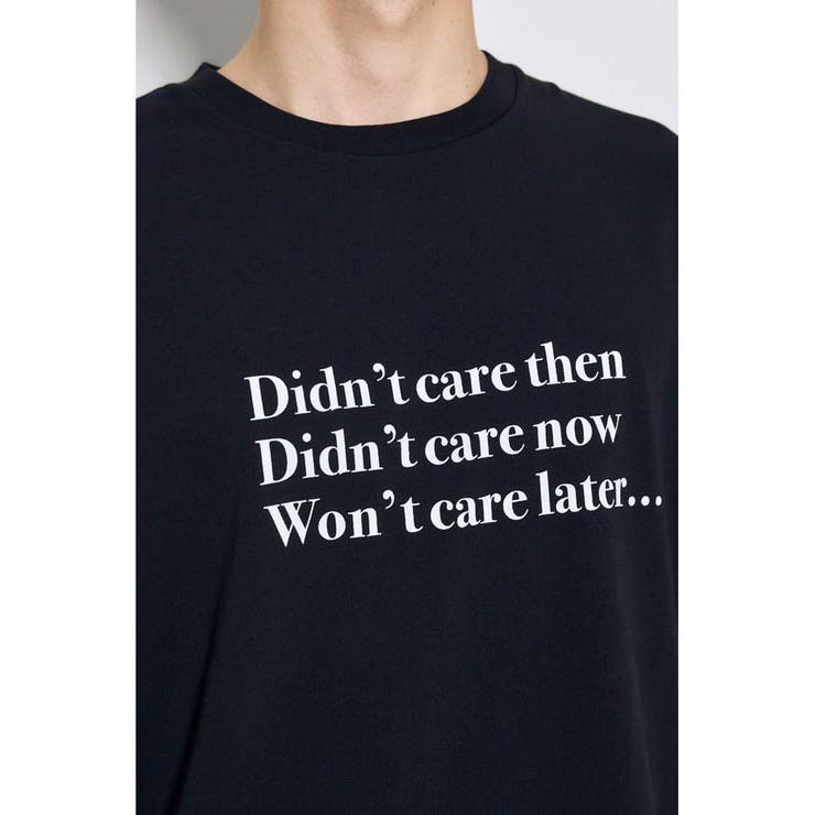 引き揃え天竺Didn't care Tシャツ | AZUL BY MOUSSY | 詳細画像18 