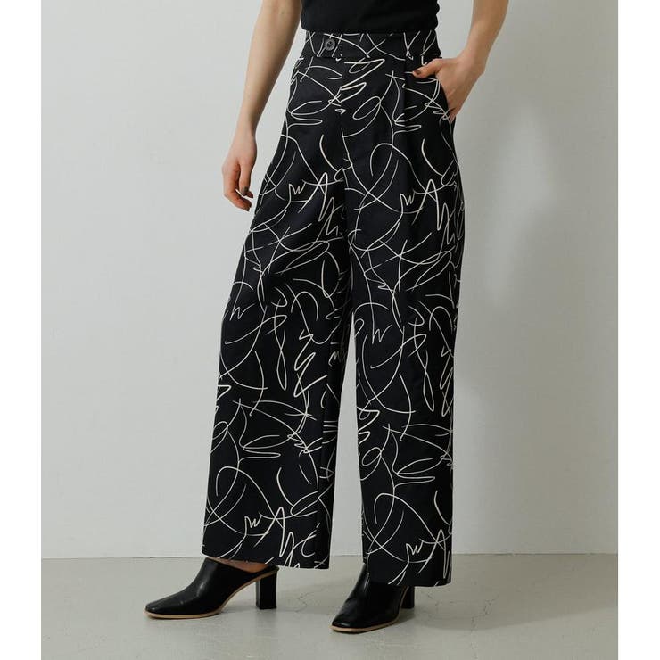 LINE DRAWING PRINT PT | AZUL BY MOUSSY | 詳細画像12 