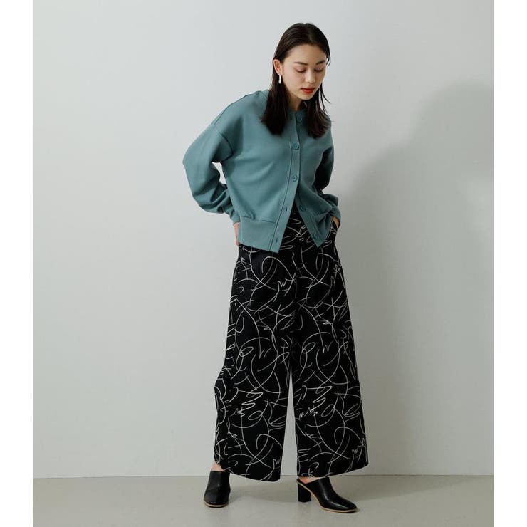 LINE DRAWING PRINT PT | AZUL BY MOUSSY | 詳細画像14 