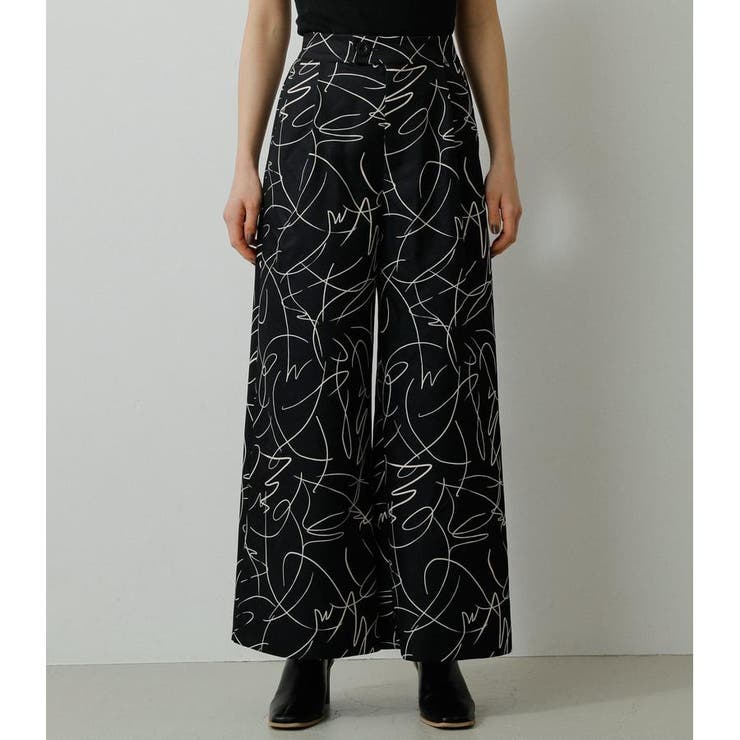 LINE DRAWING PRINT PT | AZUL BY MOUSSY | 詳細画像15 