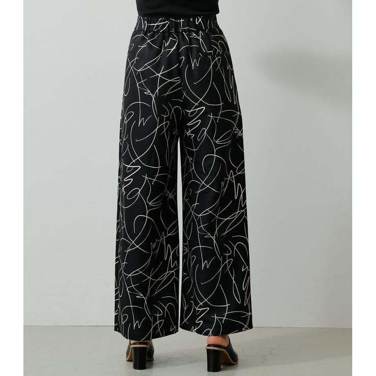 LINE DRAWING PRINT PT | AZUL BY MOUSSY | 詳細画像17 