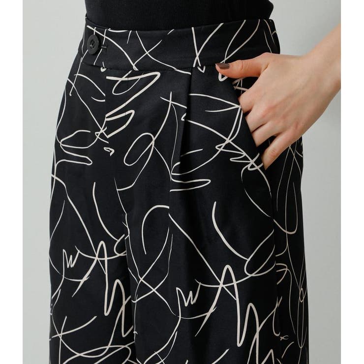 LINE DRAWING PRINT PT | AZUL BY MOUSSY | 詳細画像18 