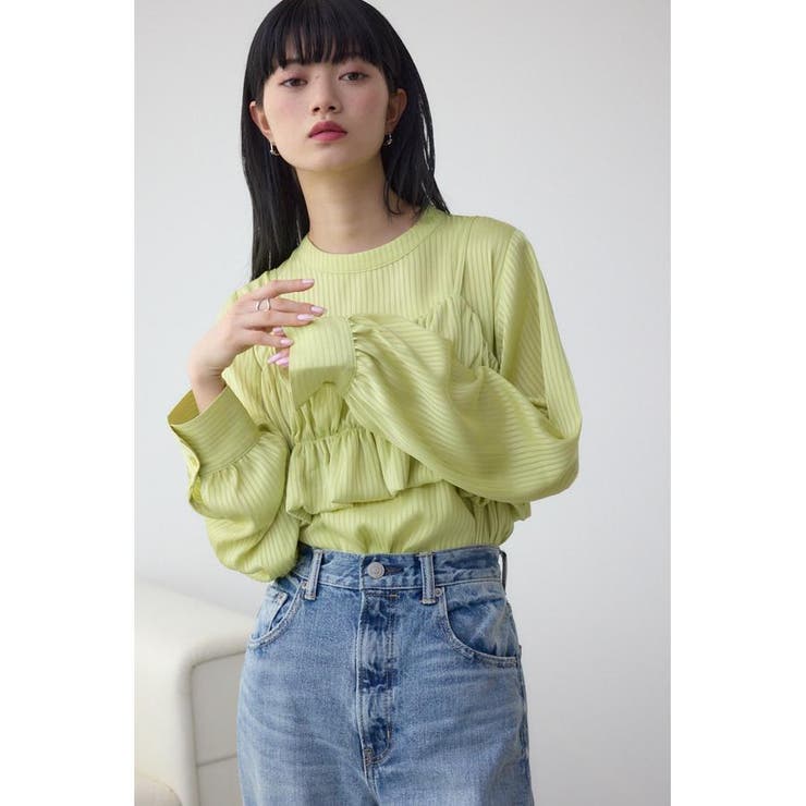 バルーンビスチェレイヤードセットブラウス | AZUL BY MOUSSY | 詳細画像30 