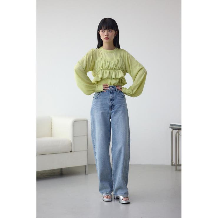 バルーンビスチェレイヤードセットブラウス | AZUL BY MOUSSY | 詳細画像31 
