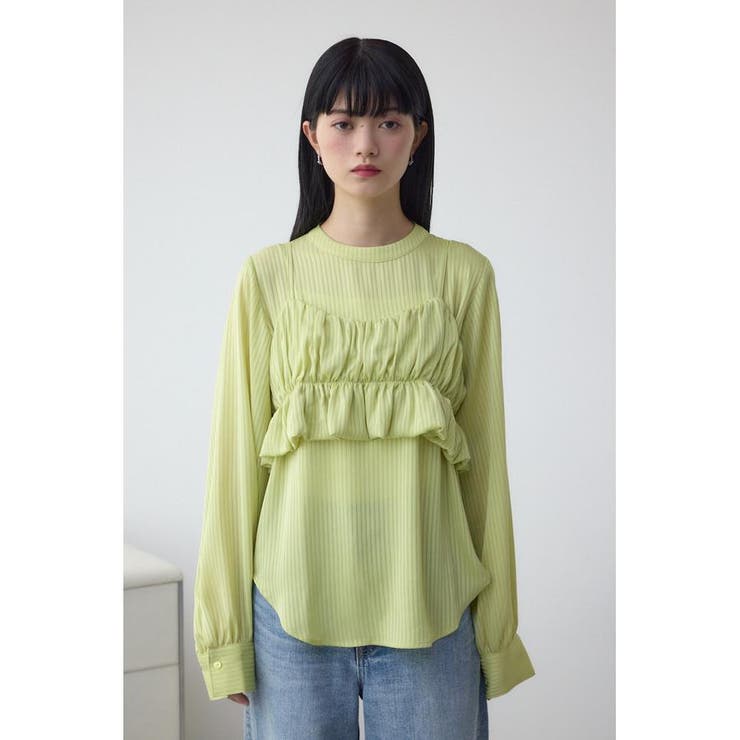 バルーンビスチェレイヤードセットブラウス | AZUL BY MOUSSY | 詳細画像32 