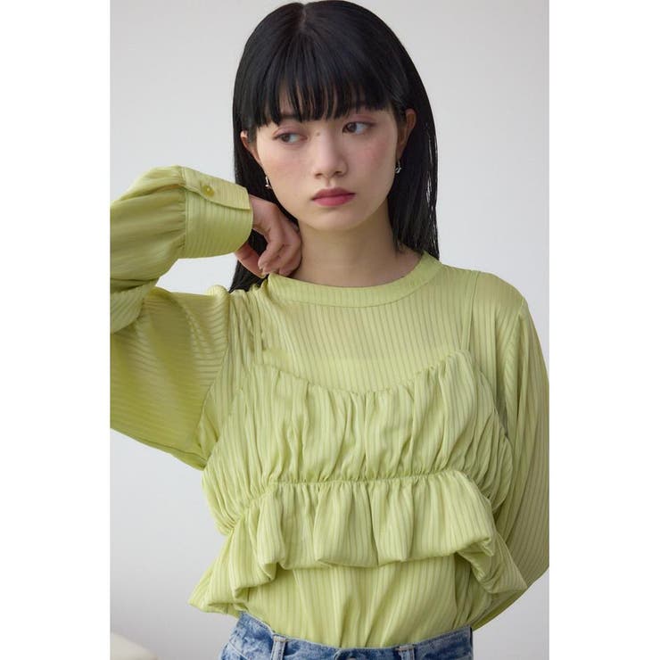 バルーンビスチェレイヤードセットブラウス | AZUL BY MOUSSY | 詳細画像29 