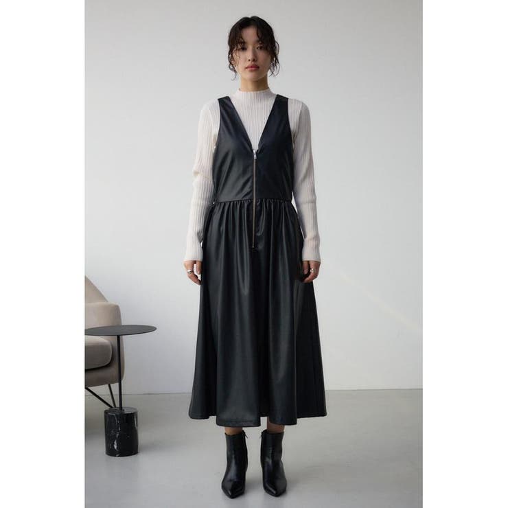 シャーリング2WAYジャンパースカート | AZUL BY MOUSSY | 詳細画像13 