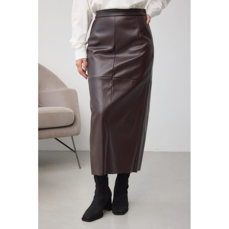 フェイクスエード/フェイクレザータイトスカート | AZUL BY MOUSSY | 詳細画像38 