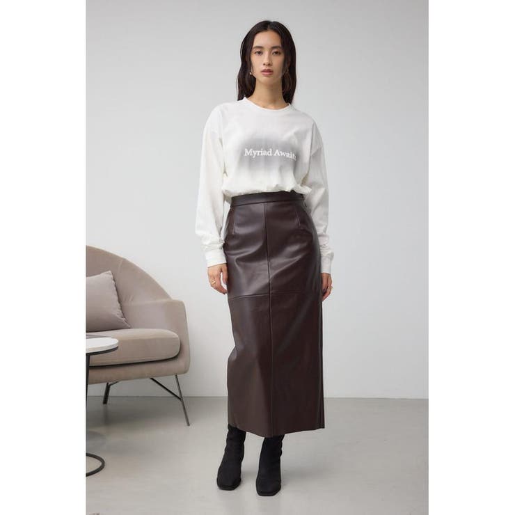 フェイクスエード/フェイクレザータイトスカート | AZUL BY MOUSSY | 詳細画像39 