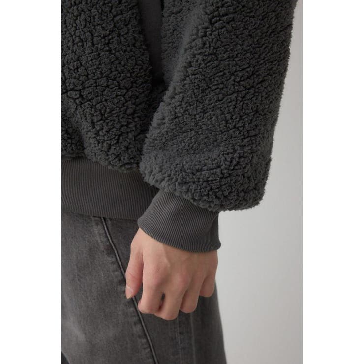 シープボア×スウェット切替防風ブルゾン | AZUL BY MOUSSY | 詳細画像39 