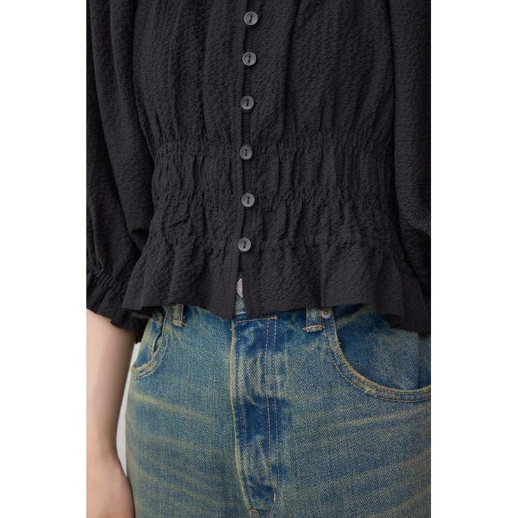 ギャザーフリル2WAYブラウス | AZUL BY MOUSSY | 詳細画像24 