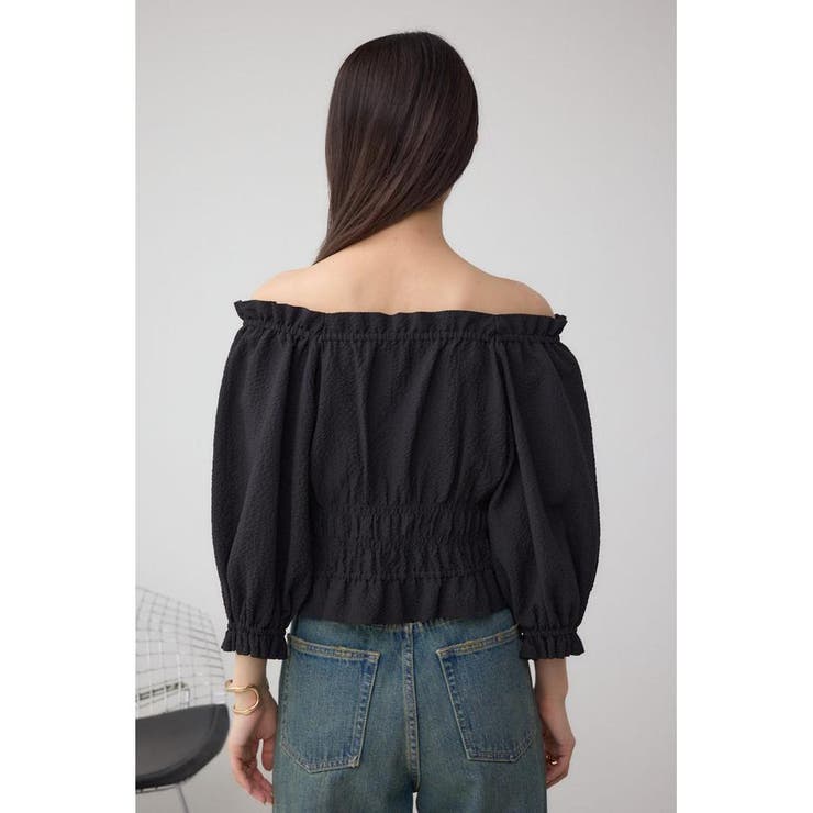 ギャザーフリル2WAYブラウス | AZUL BY MOUSSY | 詳細画像26 