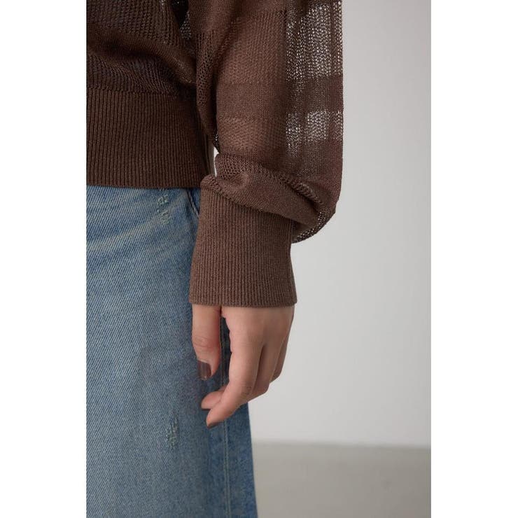 シアージップアップカーディガン | AZUL BY MOUSSY | 詳細画像20 