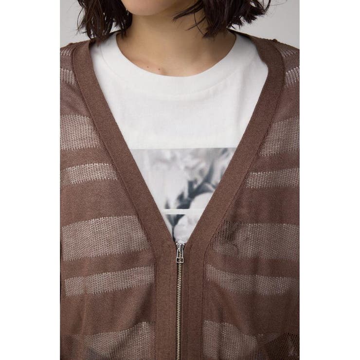 シアージップアップカーディガン | AZUL BY MOUSSY | 詳細画像18 