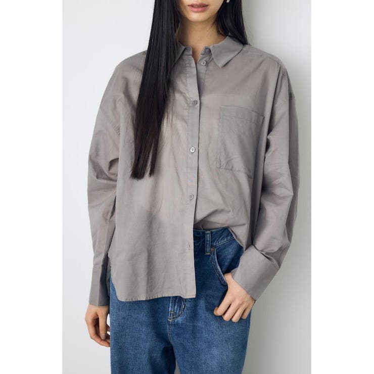 シアーコットンレギュラーシャツ | AZUL BY MOUSSY | 詳細画像27 