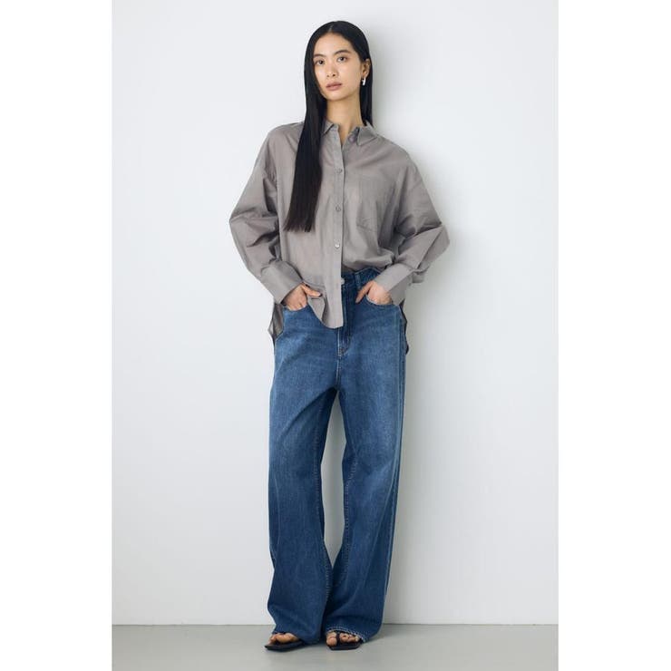 シアーコットンレギュラーシャツ | AZUL BY MOUSSY | 詳細画像30 