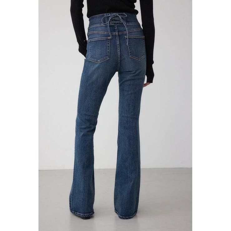 AZUL DENIM H/Wバックリボンフレアデニム | AZUL BY MOUSSY | 詳細画像12 