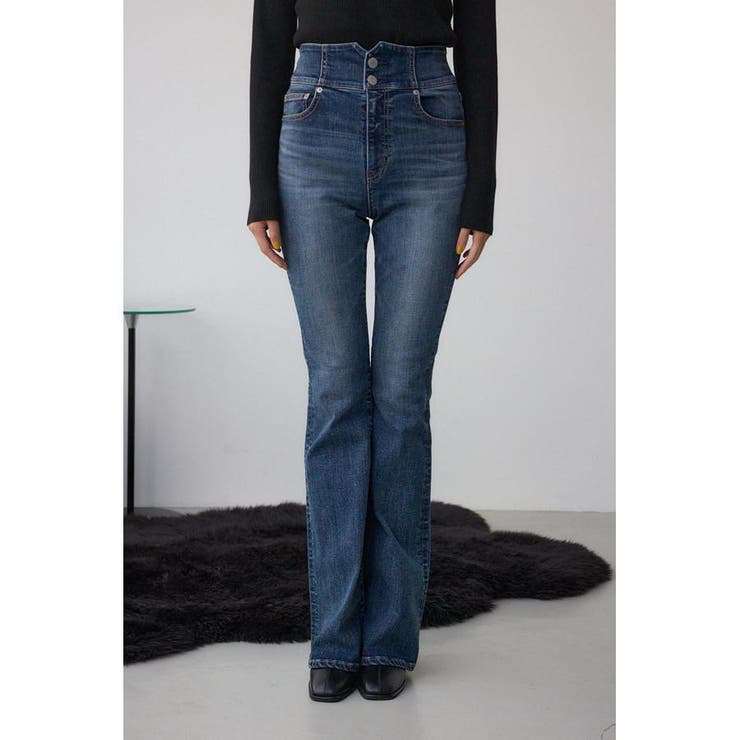 AZUL DENIM H/Wバックリボンフレアデニム | AZUL BY MOUSSY | 詳細画像18 