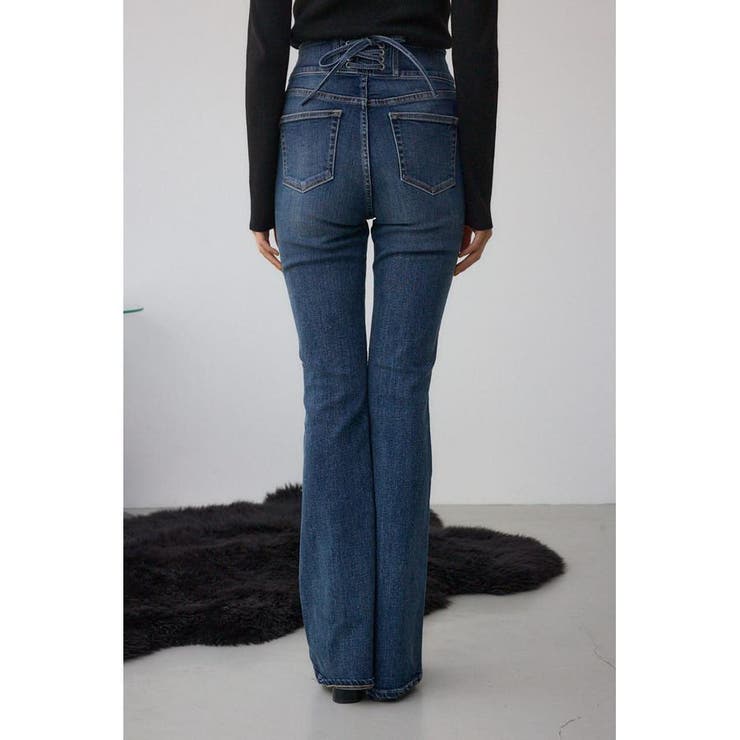AZUL DENIM H/Wバックリボンフレアデニム | AZUL BY MOUSSY | 詳細画像20 