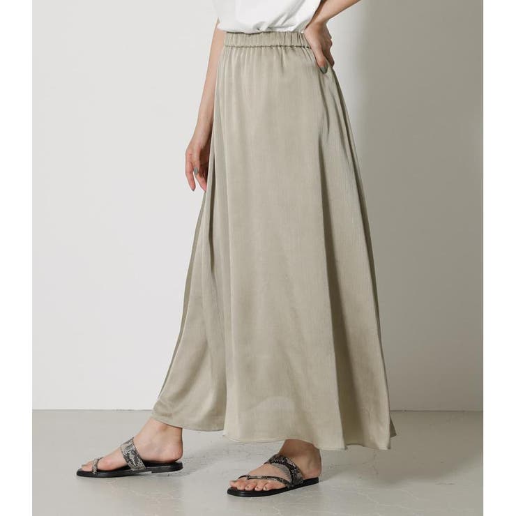 moussy sheer long skirt