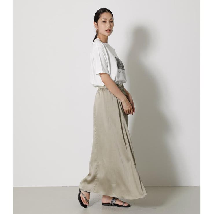 SHEER SHINY LONG SKIRT[品番：AZLW0018968]｜AZUL BY MOUSSY