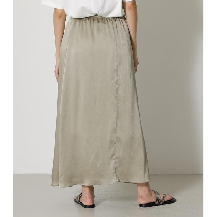 SHEER SHINY LONG SKIRT[品番：AZLW0018968]｜AZUL BY MOUSSY