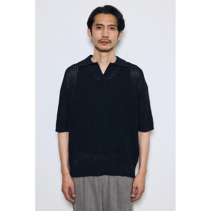 メッシュスキッパーポロシャツ | AZUL BY MOUSSY | 詳細画像15 
