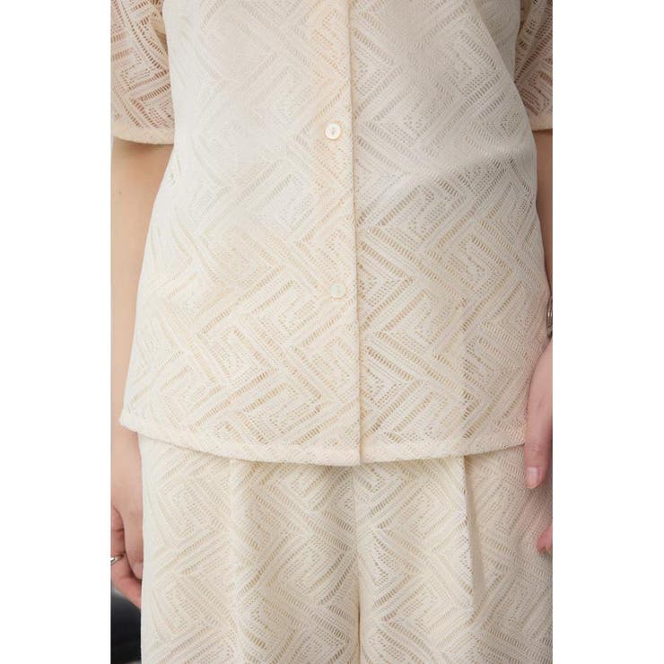 レース半袖シャツ | AZUL BY MOUSSY | 詳細画像11 